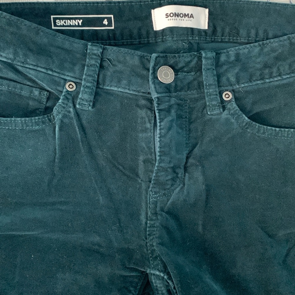 Deep green pants